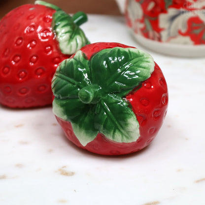 Strawberry Salt And Pepper Shakers