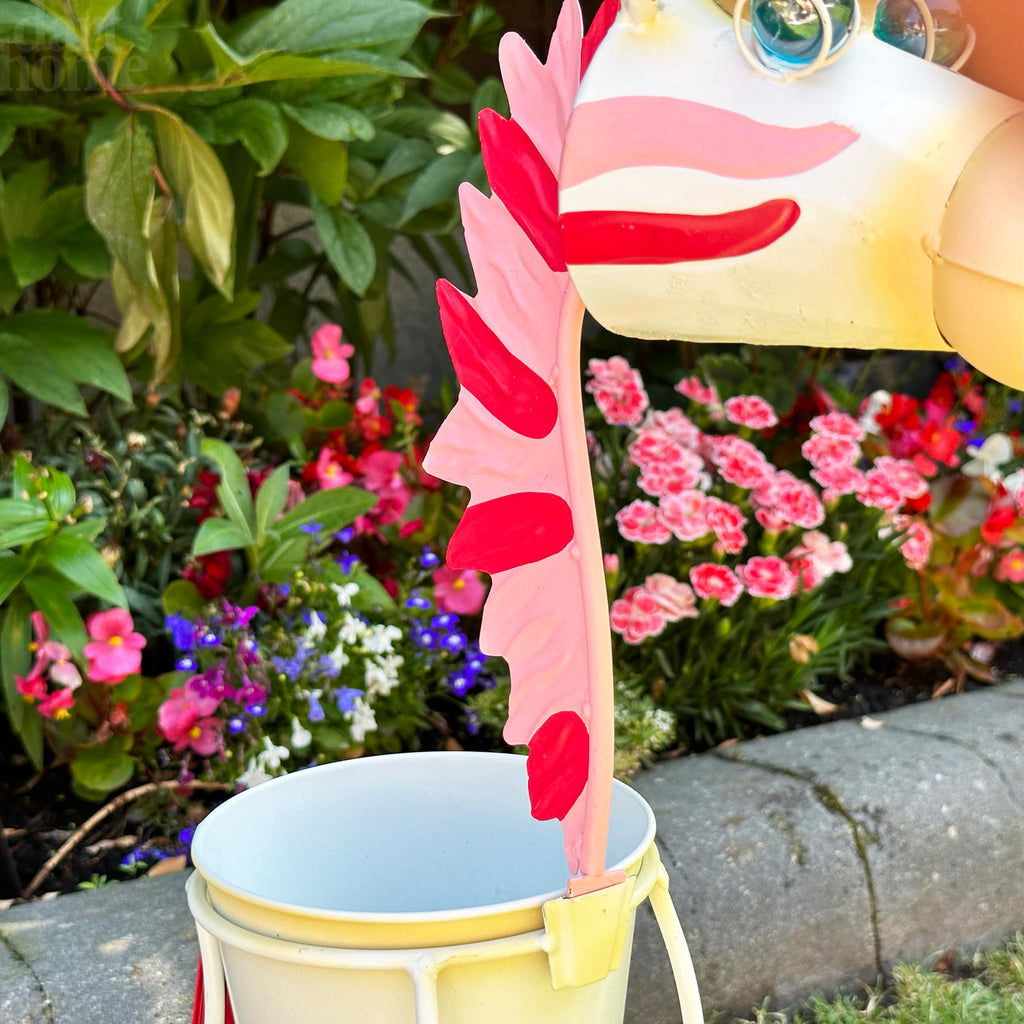 Metal Unicorn Planter Ornament