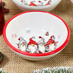 Set Of 4 Christmas Gonk Dip Bowls