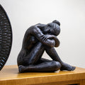 Bronze Resting Lady Sculpture