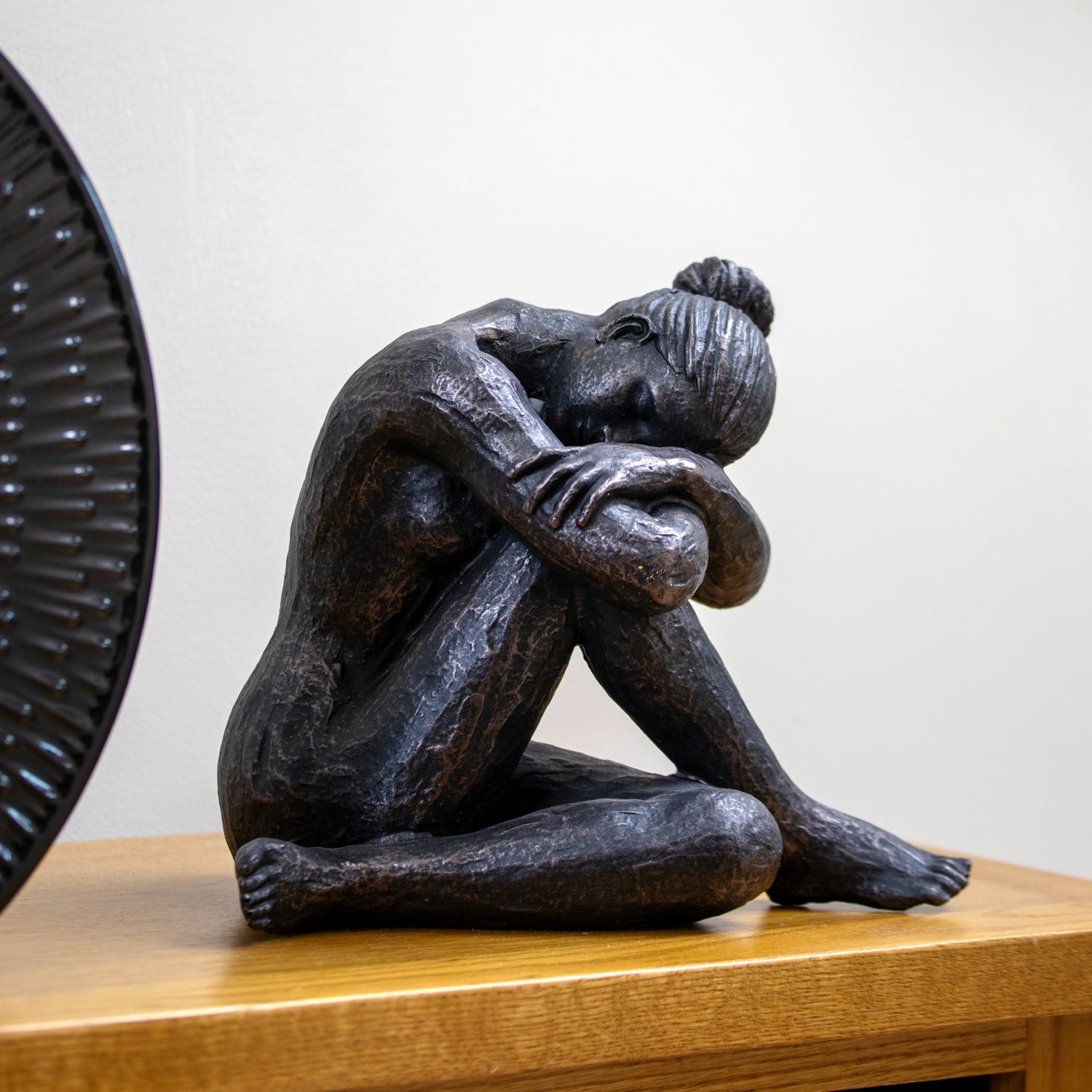 Bronze Resting Lady Sculpture