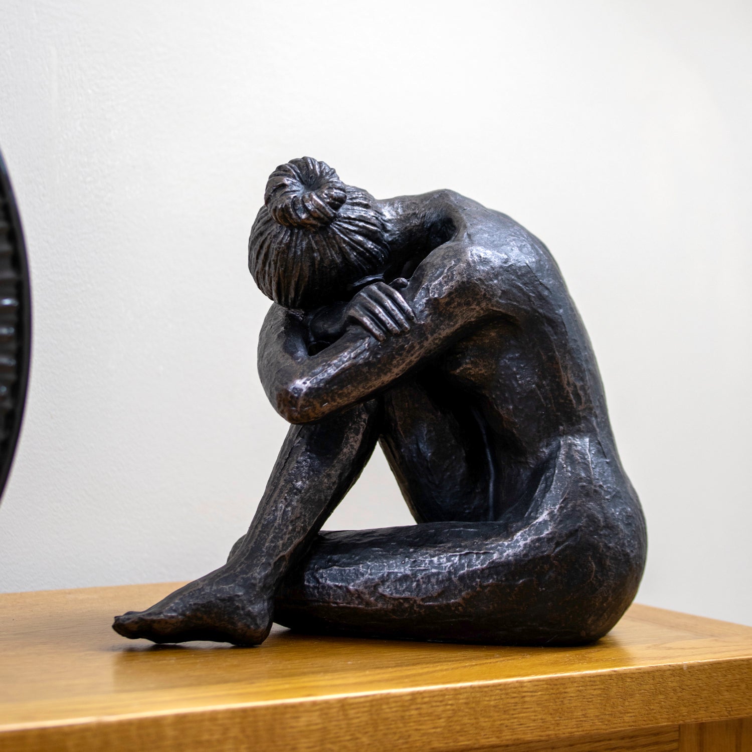 Bronze Resting Lady Sculpture