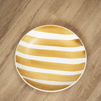 Set Of 4 Colour Stripe Plates
