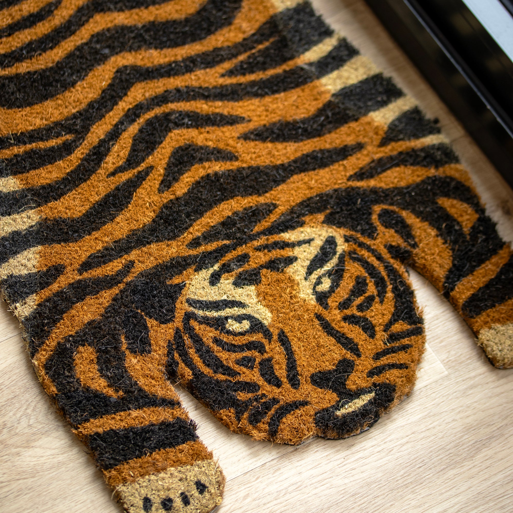 F.C.Real Bristol TIGER LARGE RUG MAT 黒 