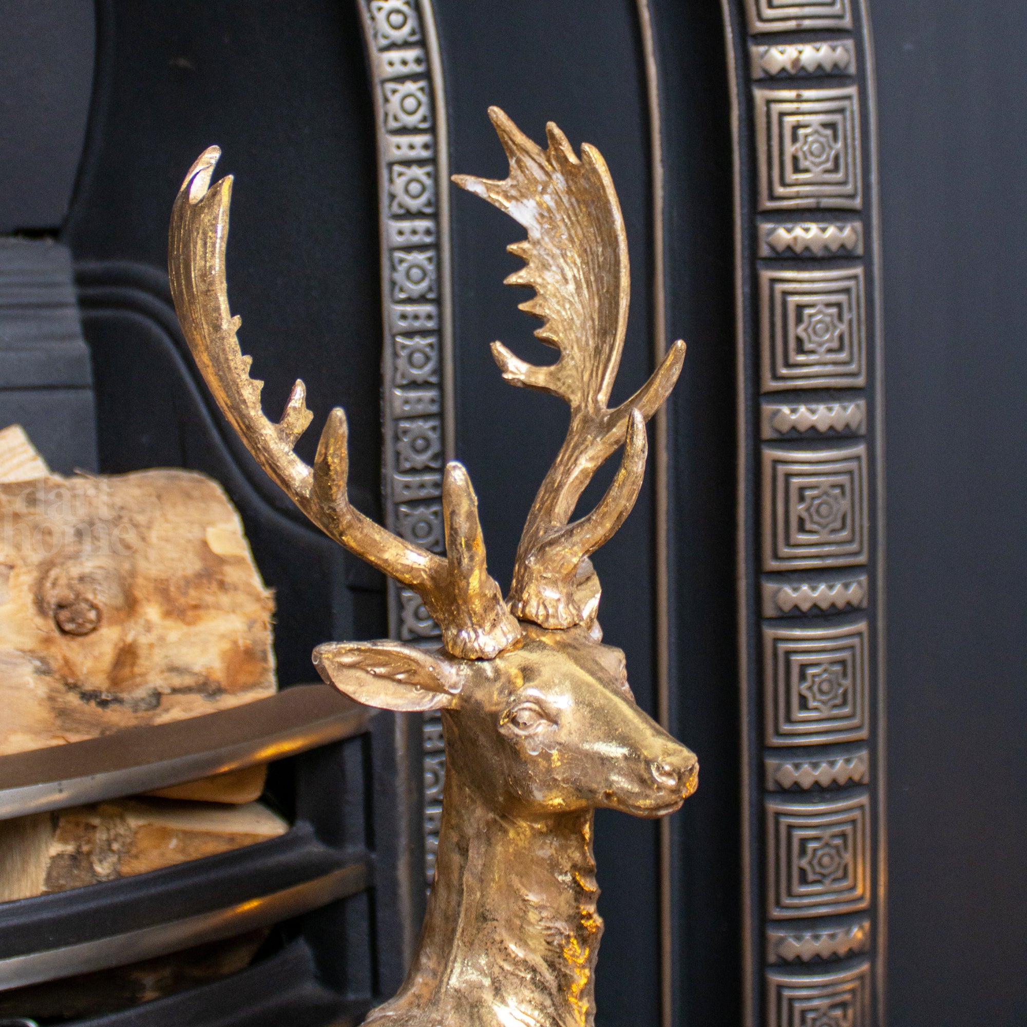 Champagne Gold Stag Ornament