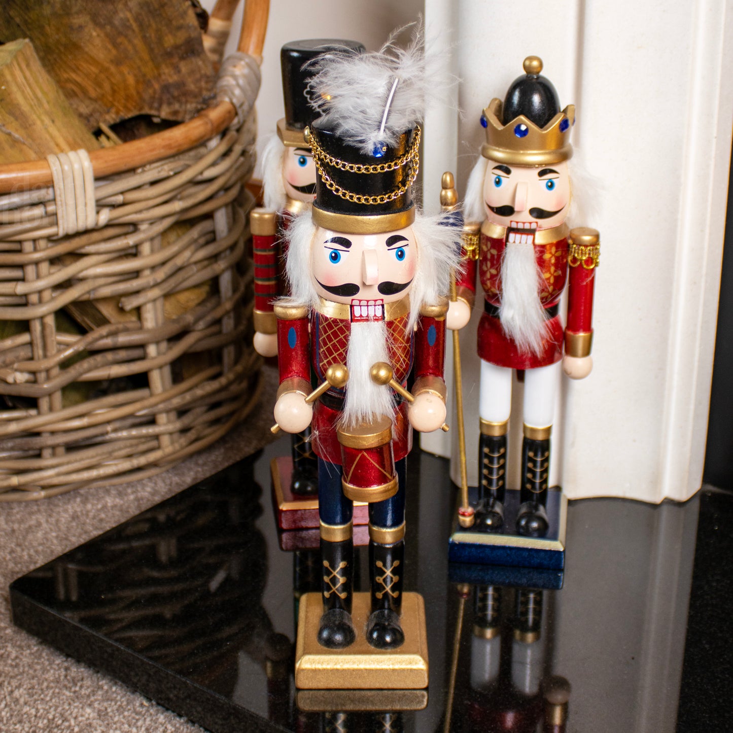 Set Of 3 Nutcracker Soldier Ornaments