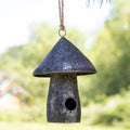 Hanging Galvanised Mushroom Bird House