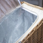 Antique Wash Willow Chiller Picnic Basket