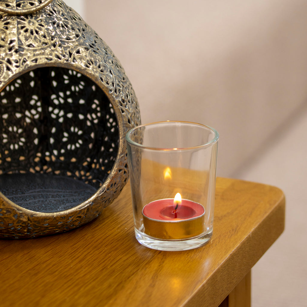 Antique Gold Moroccan Teardrop Lantern