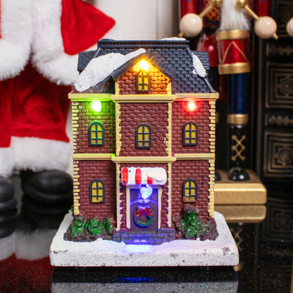 Light Up Town House Decoration