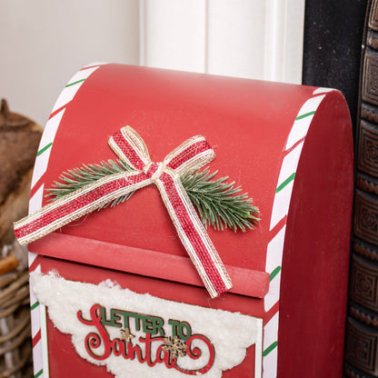 Red Letter To Santa Christmas Post Box