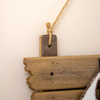 Rustic Coastal Sailboat Wall Plaque