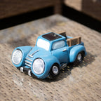 Solar Light Up Blue Truck Garden Ornament