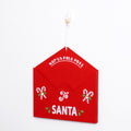 Red North Pole Post To Santa Envelope Holder