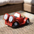 Solar Light Up Red Car Garden Ornament