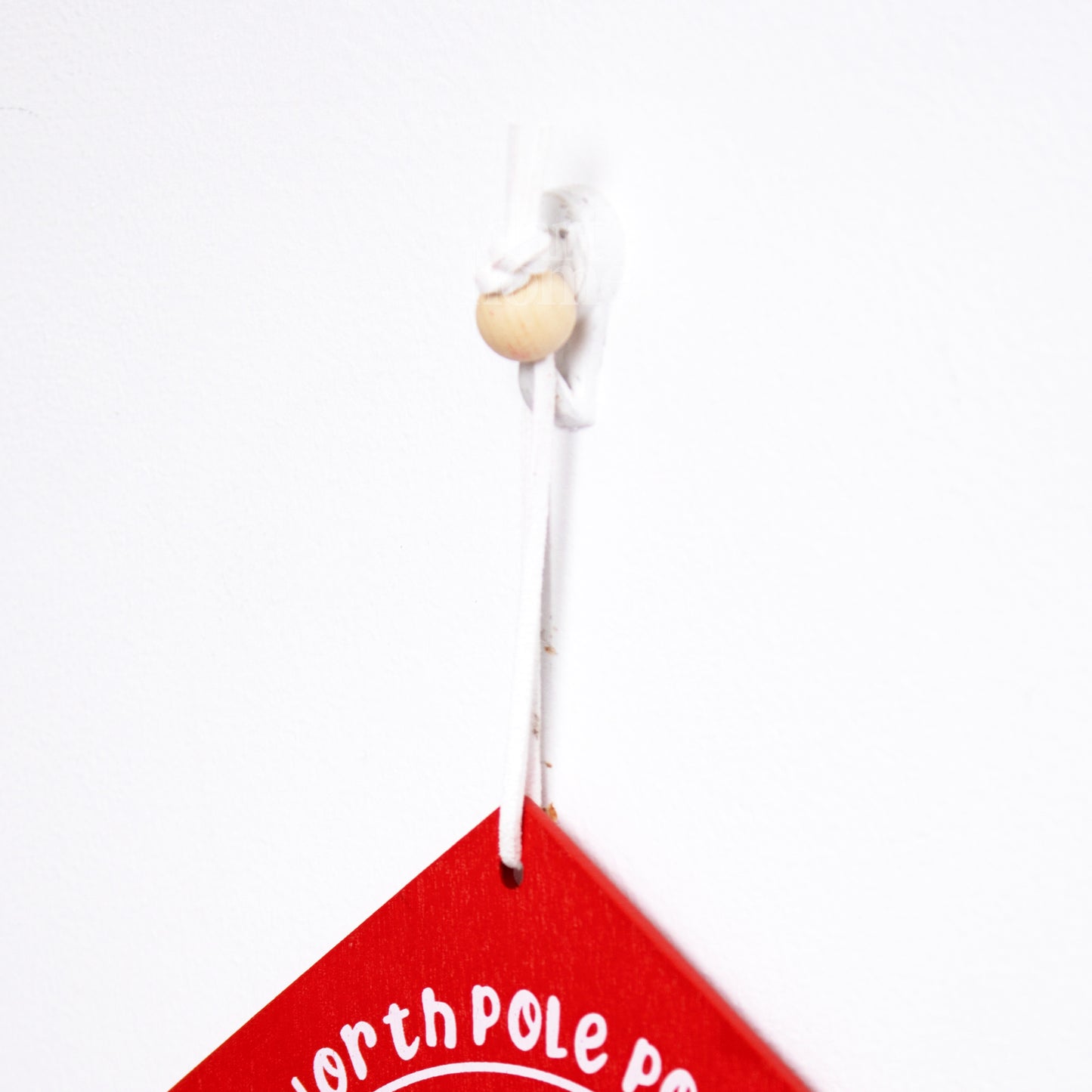 Red North Pole Post To Santa Envelope Holder