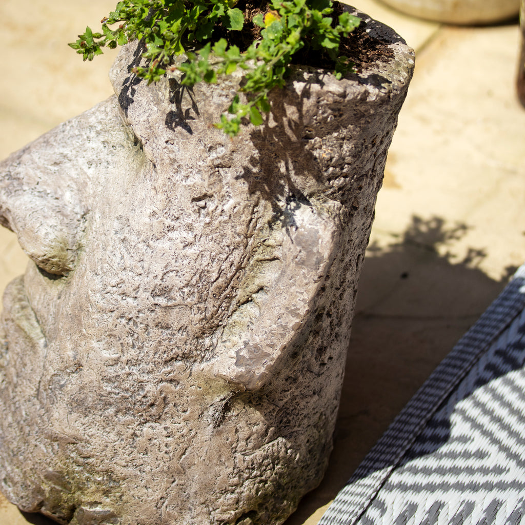 Stone Effect Easter Island Head Planter