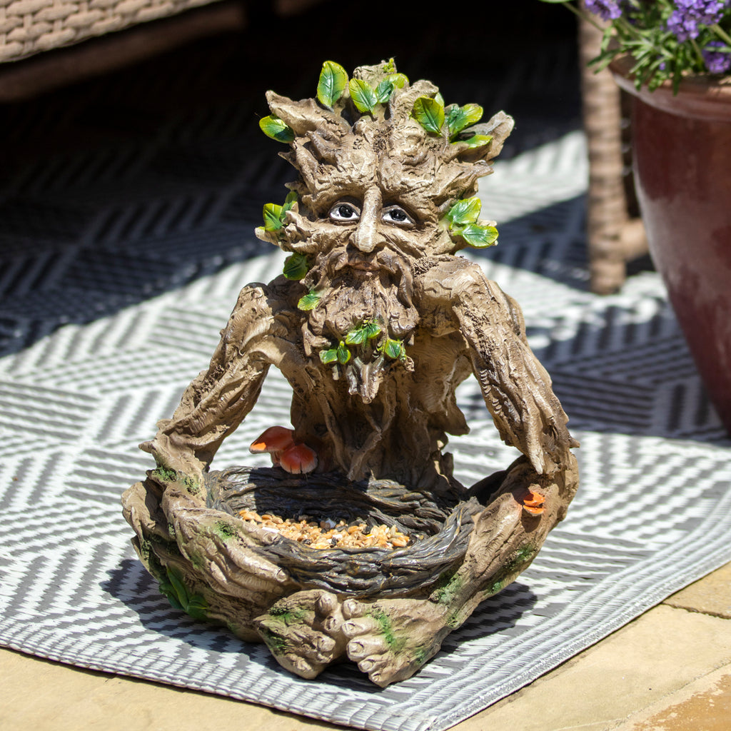 Woodland Green Man Bird Feeder