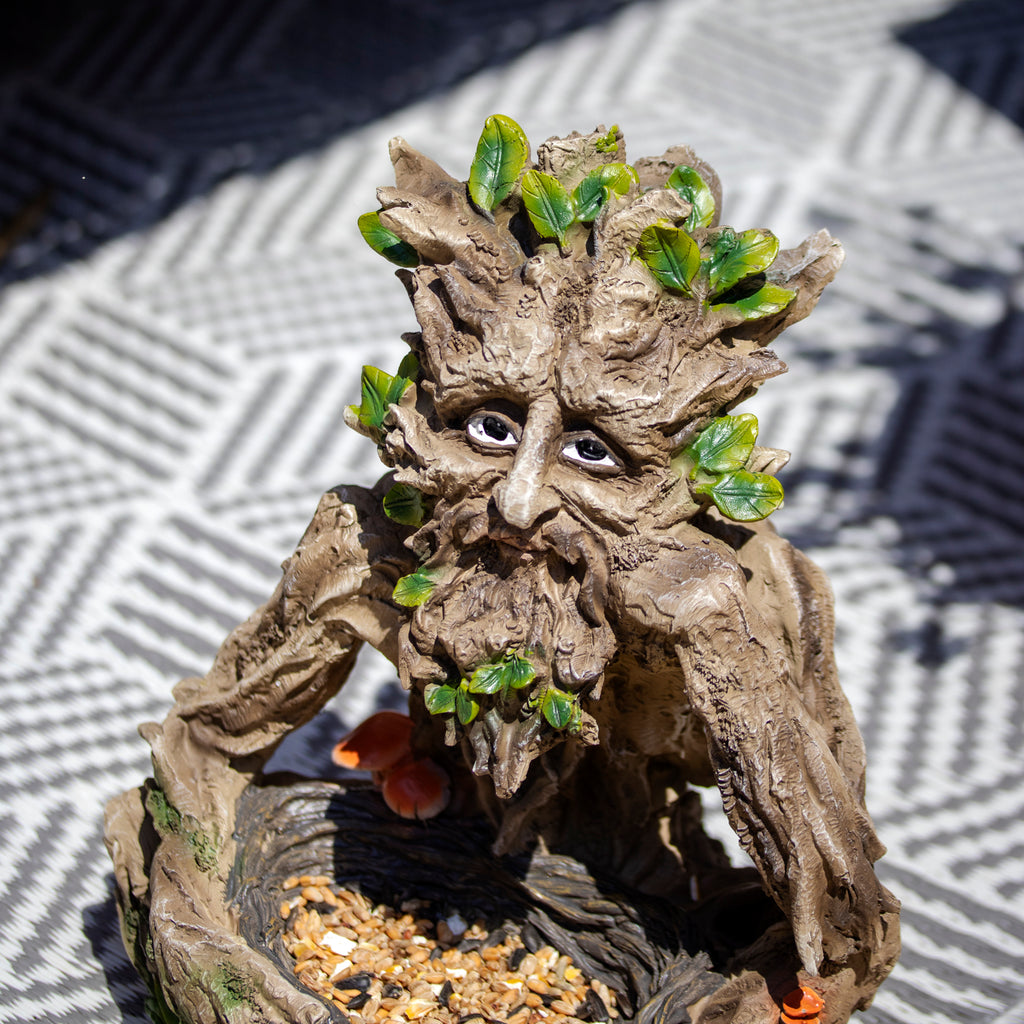 Woodland Green Man Bird Feeder