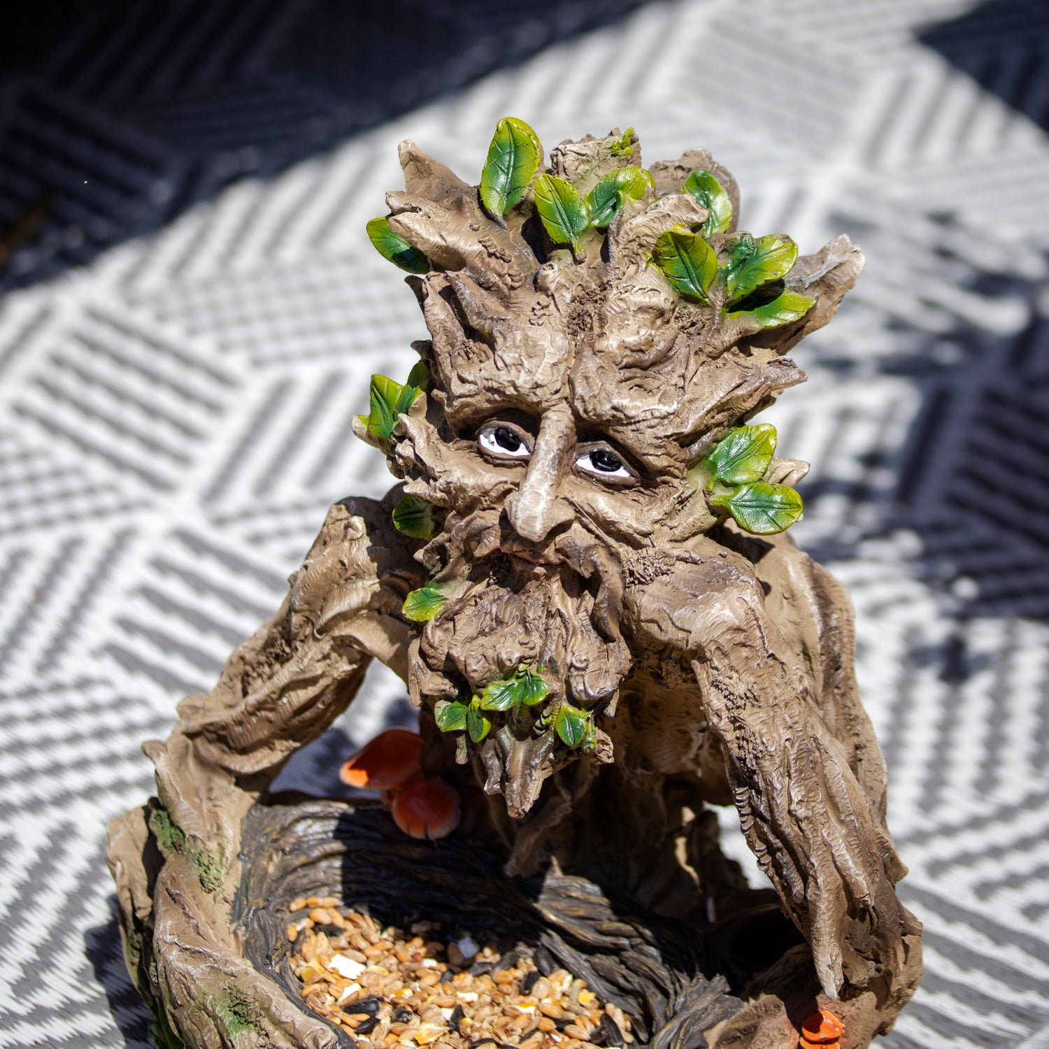 Woodland Green Man Bird Feeder