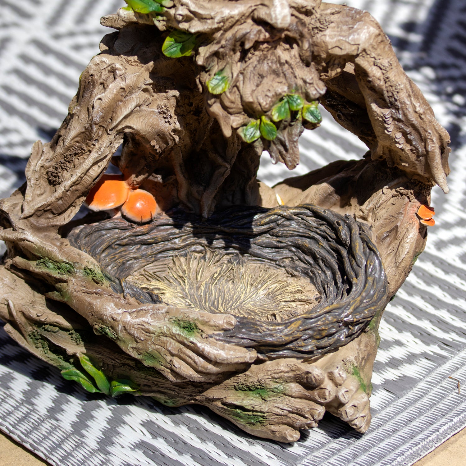 Woodland Green Man Bird Feeder