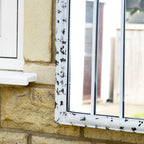 White 73cm Vintage Arched Mirror