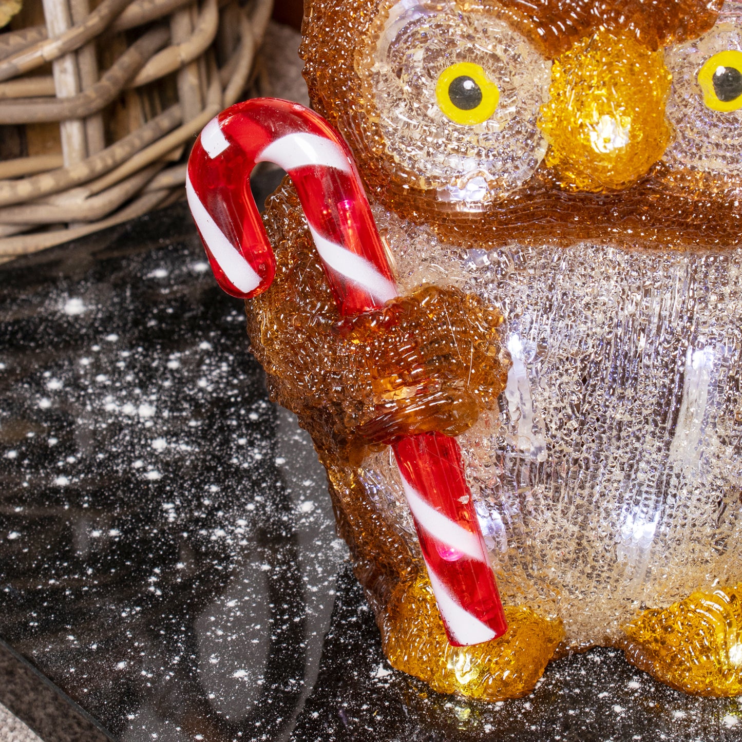 Acrylic Light Up Owl Figure