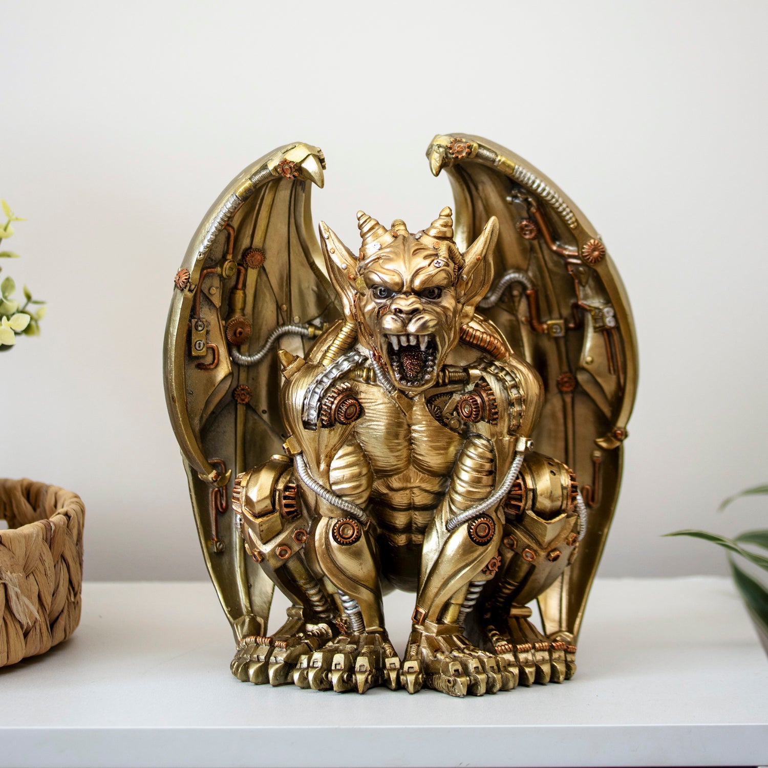 Steampunk Winged Gargoyle Ornament