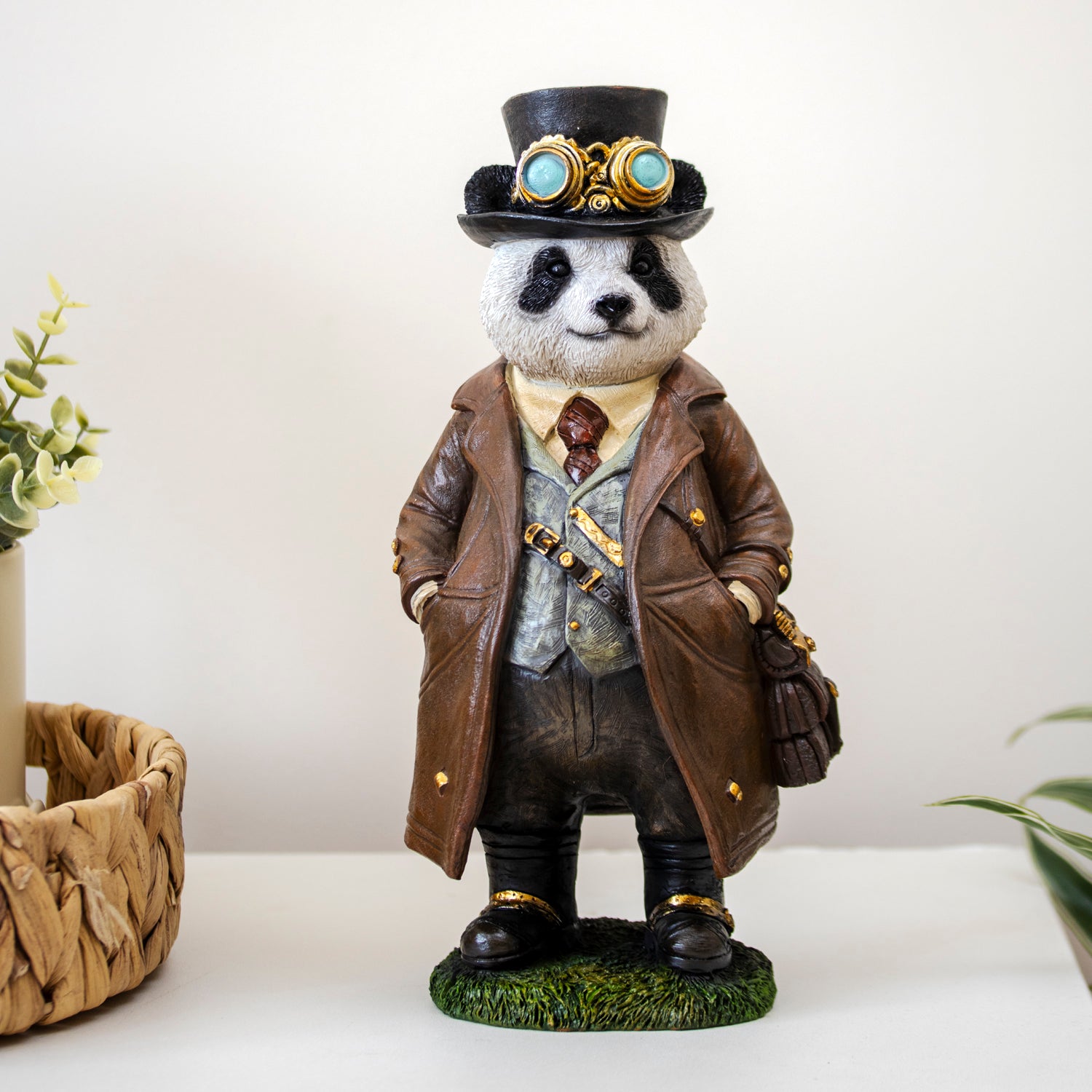 Steampunk Gentleman Panda Ornament
