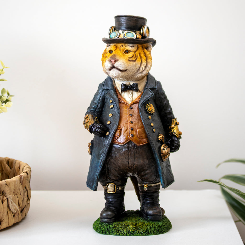 Steampunk Gentleman Tiger Ornament