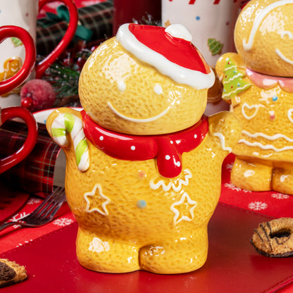 Ceramic Gingerbread Man Cookie Jar