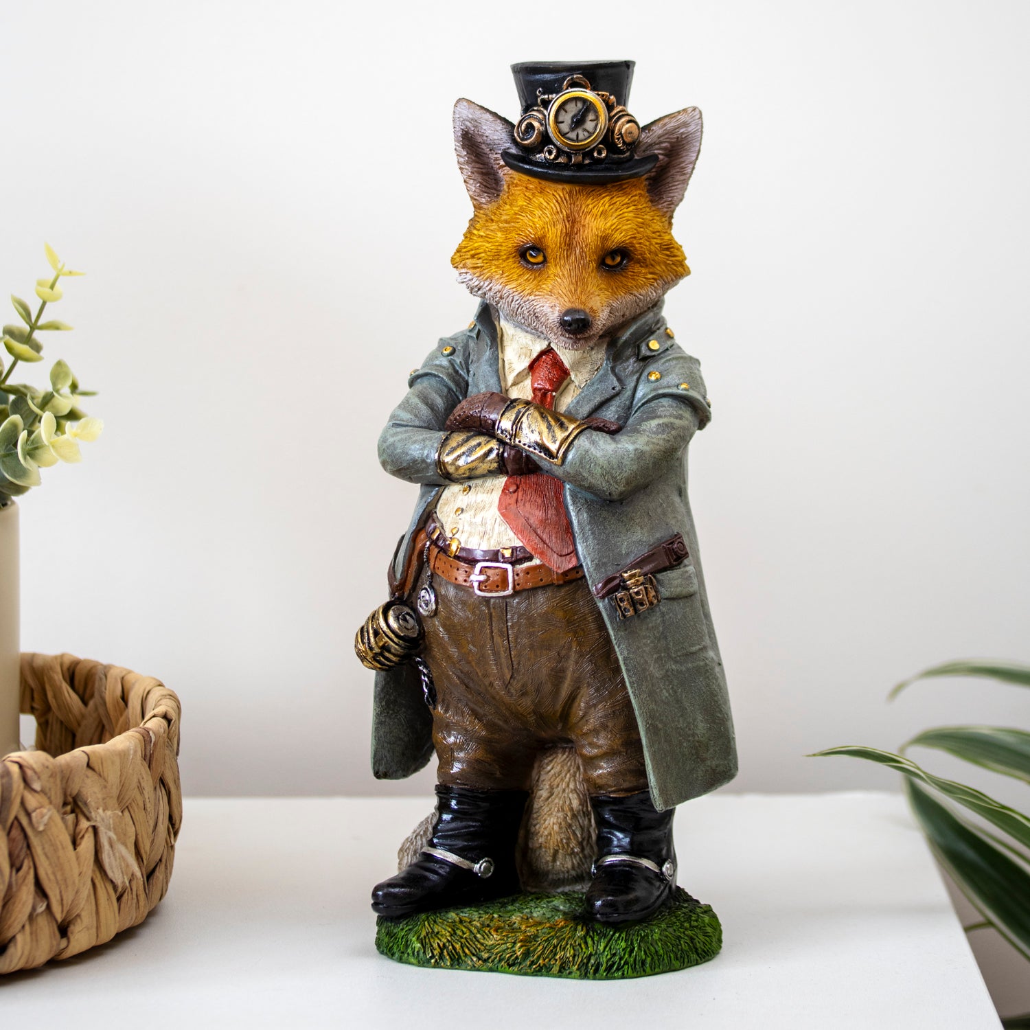 Steampunk Gentleman Fox Ornament