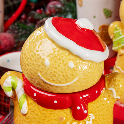 Ceramic Gingerbread Man Cookie Jar