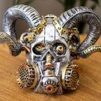 Steampunk Ram Skull Ornament