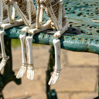 Set Of 3 Three Wise Skeleton Ornaments