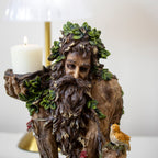 Woodland Green Man Candle Holder