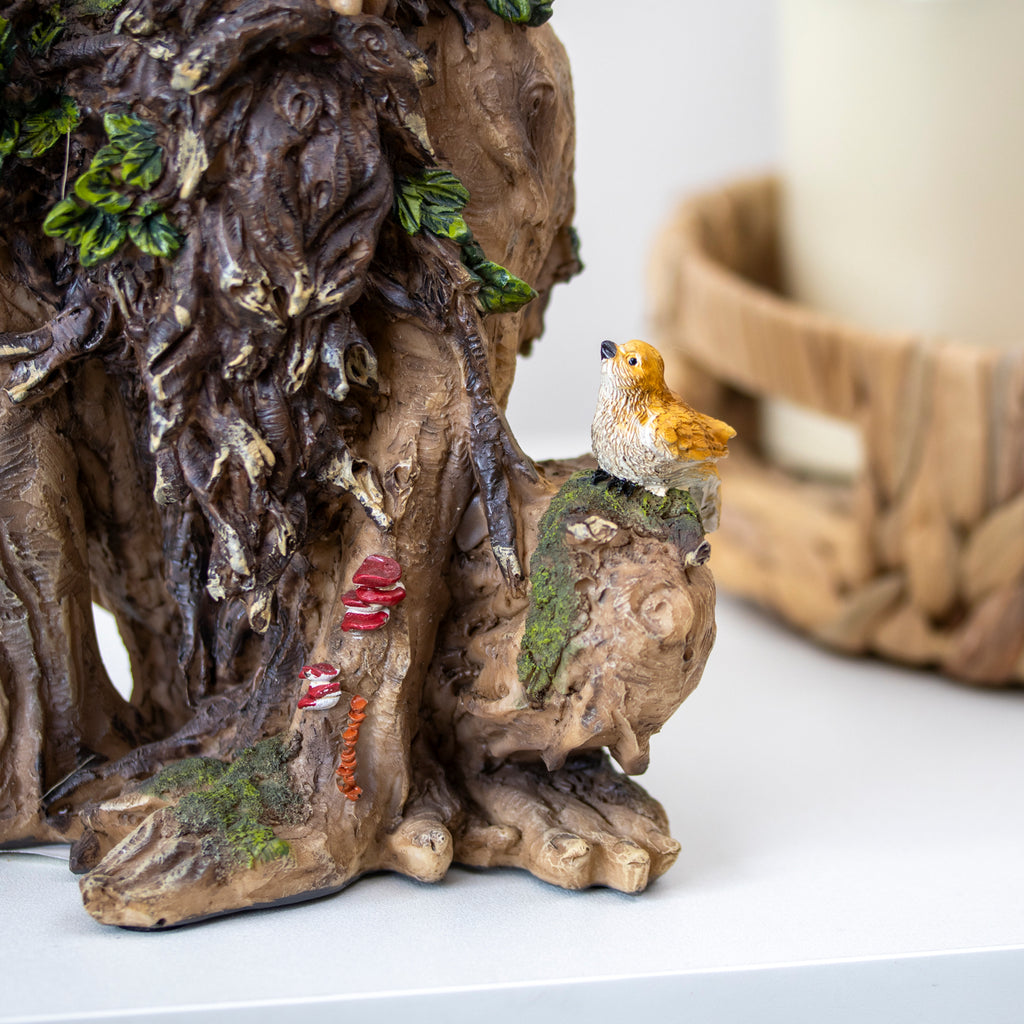 Woodland Green Man Candle Holder