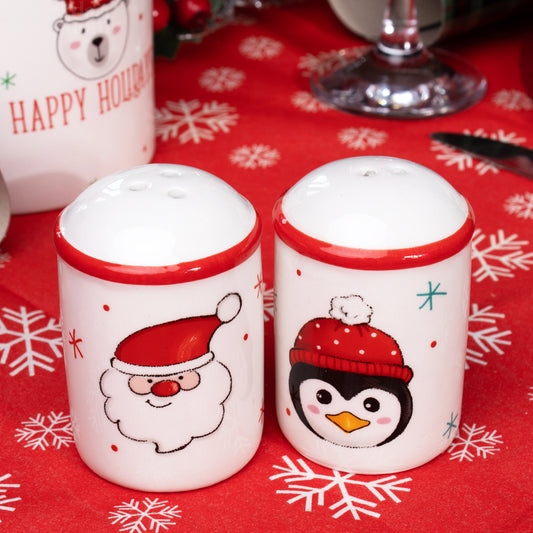 Santa & Penguin Salt And Pepper Shakers