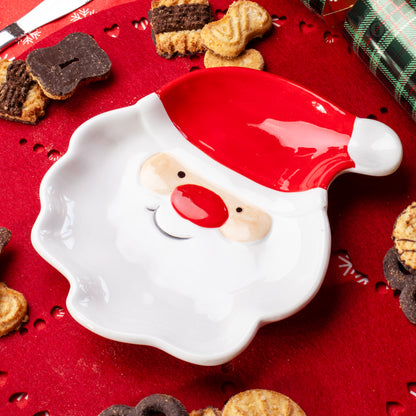 Santa Claus Christmas Serving Plate