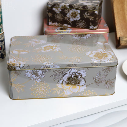 Floral Shimmer Nesting Cake Tins Set Of 3