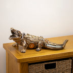 Steampunk Mechanical Crocodile Ornament