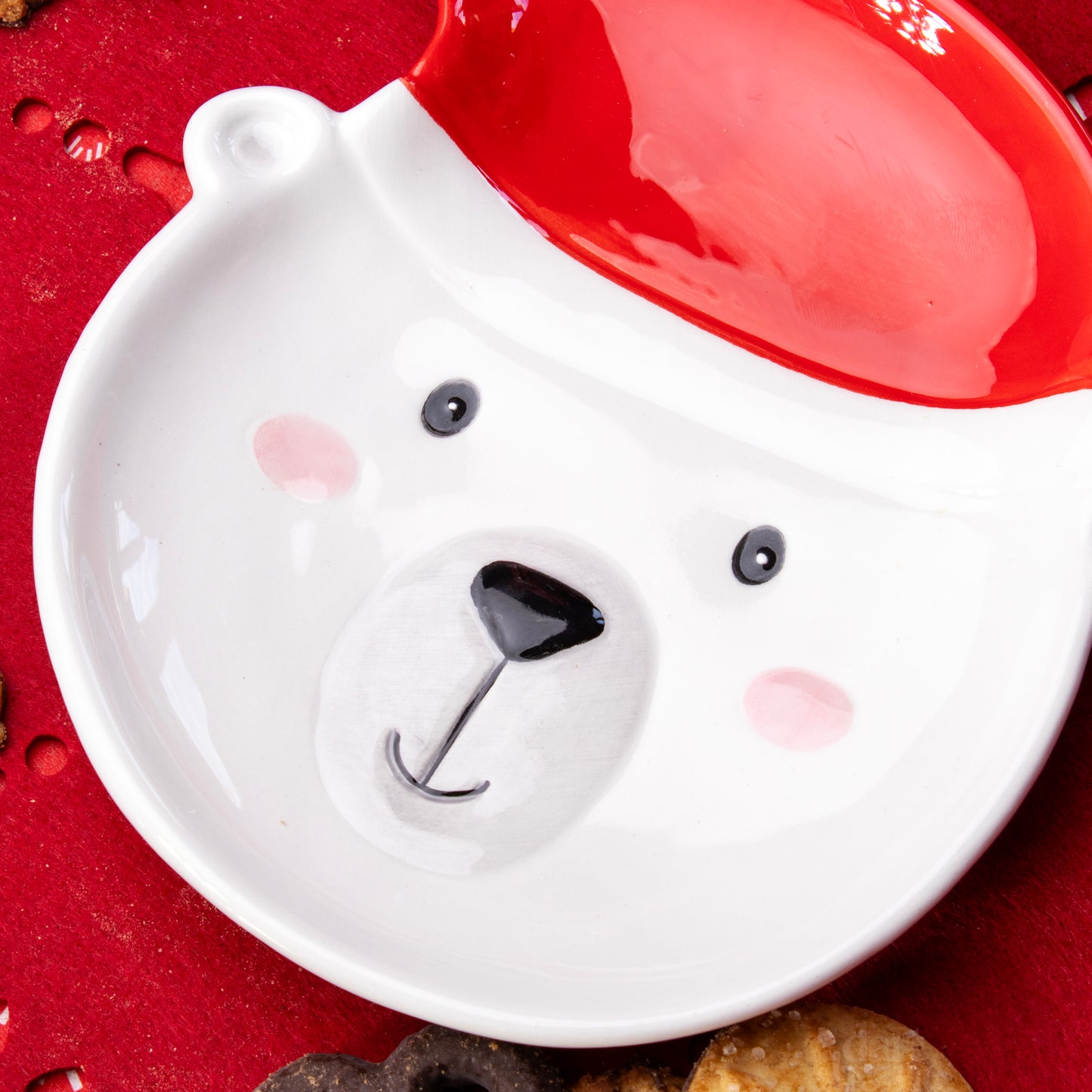 Polar Bear Christmas Serving Plate