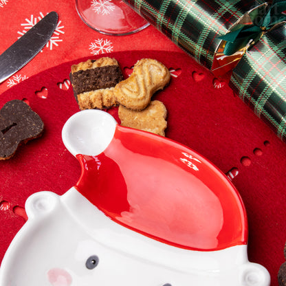 Polar Bear Christmas Serving Plate