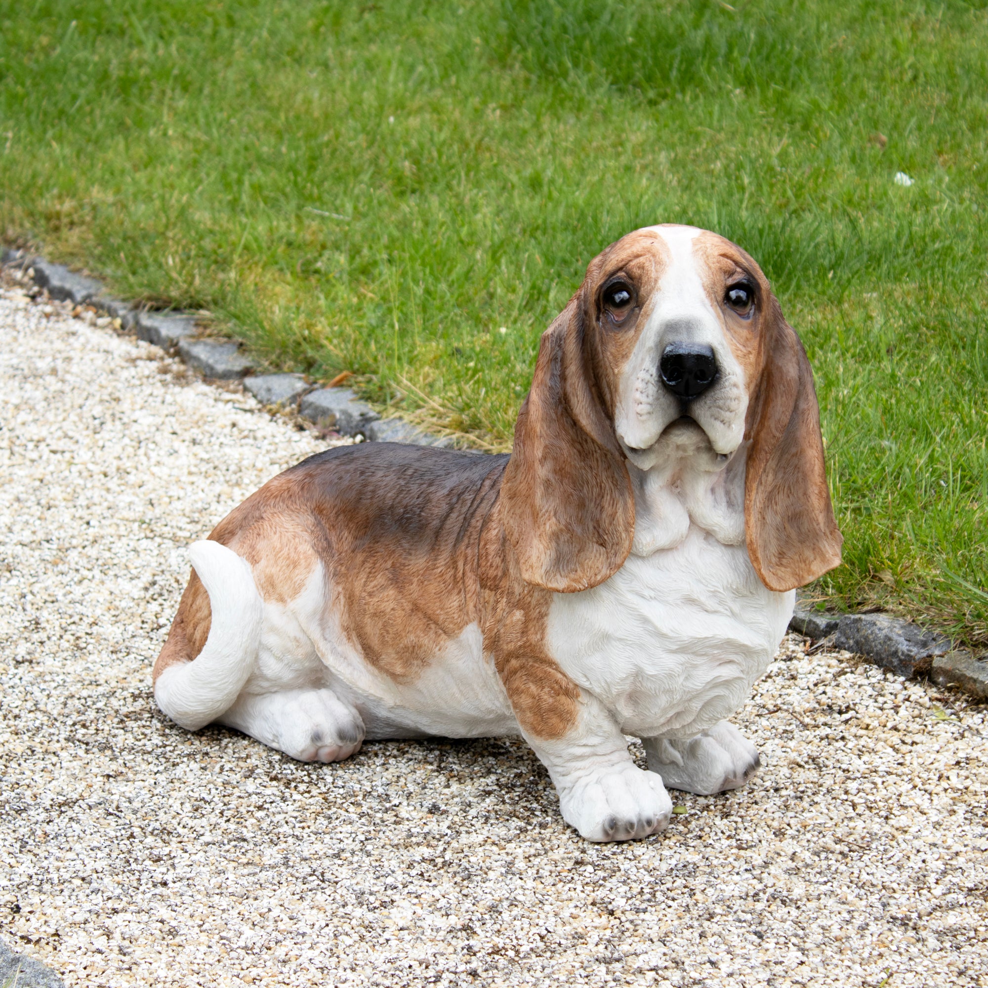 Resin Bassett Hound Ornament