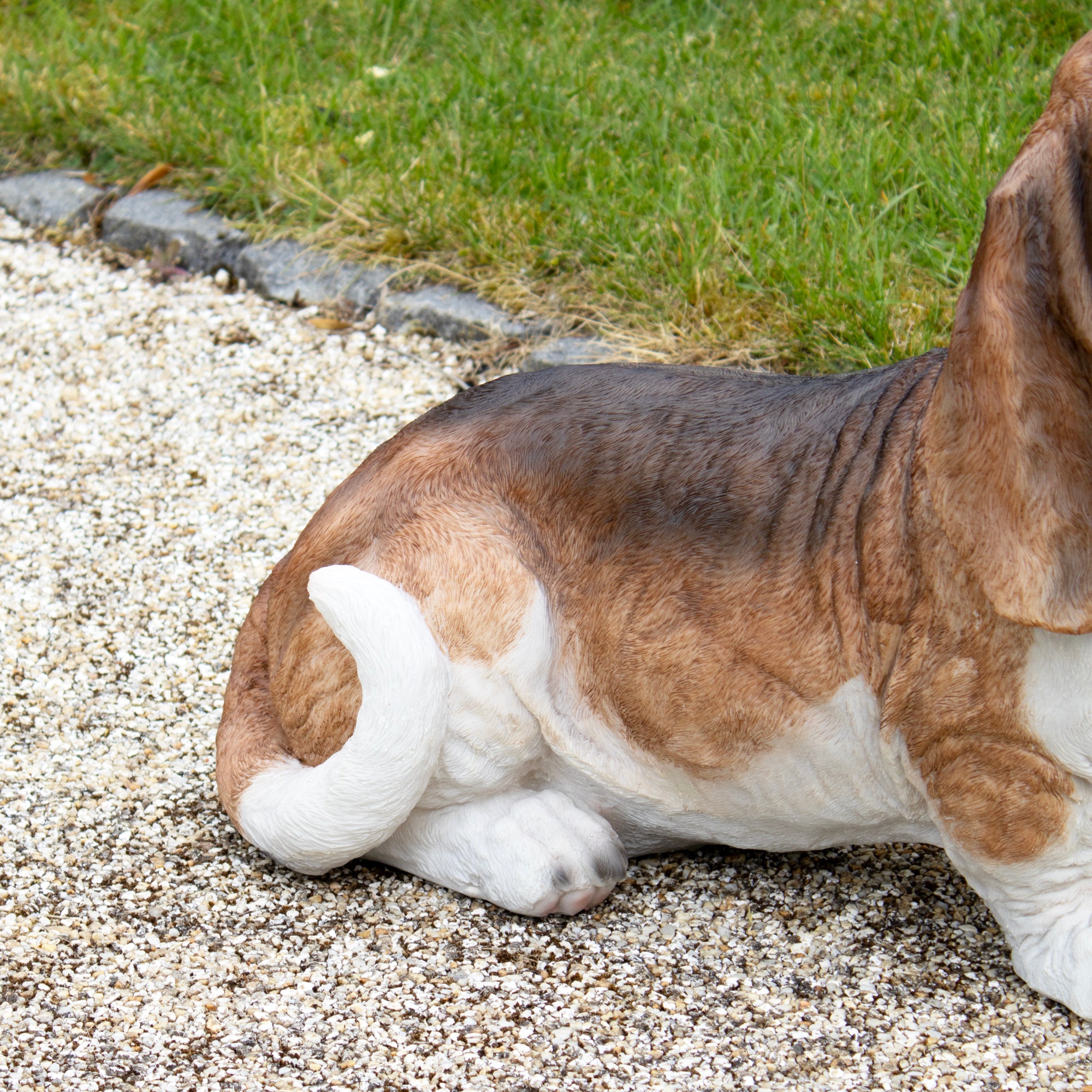 Resin Bassett Hound Ornament