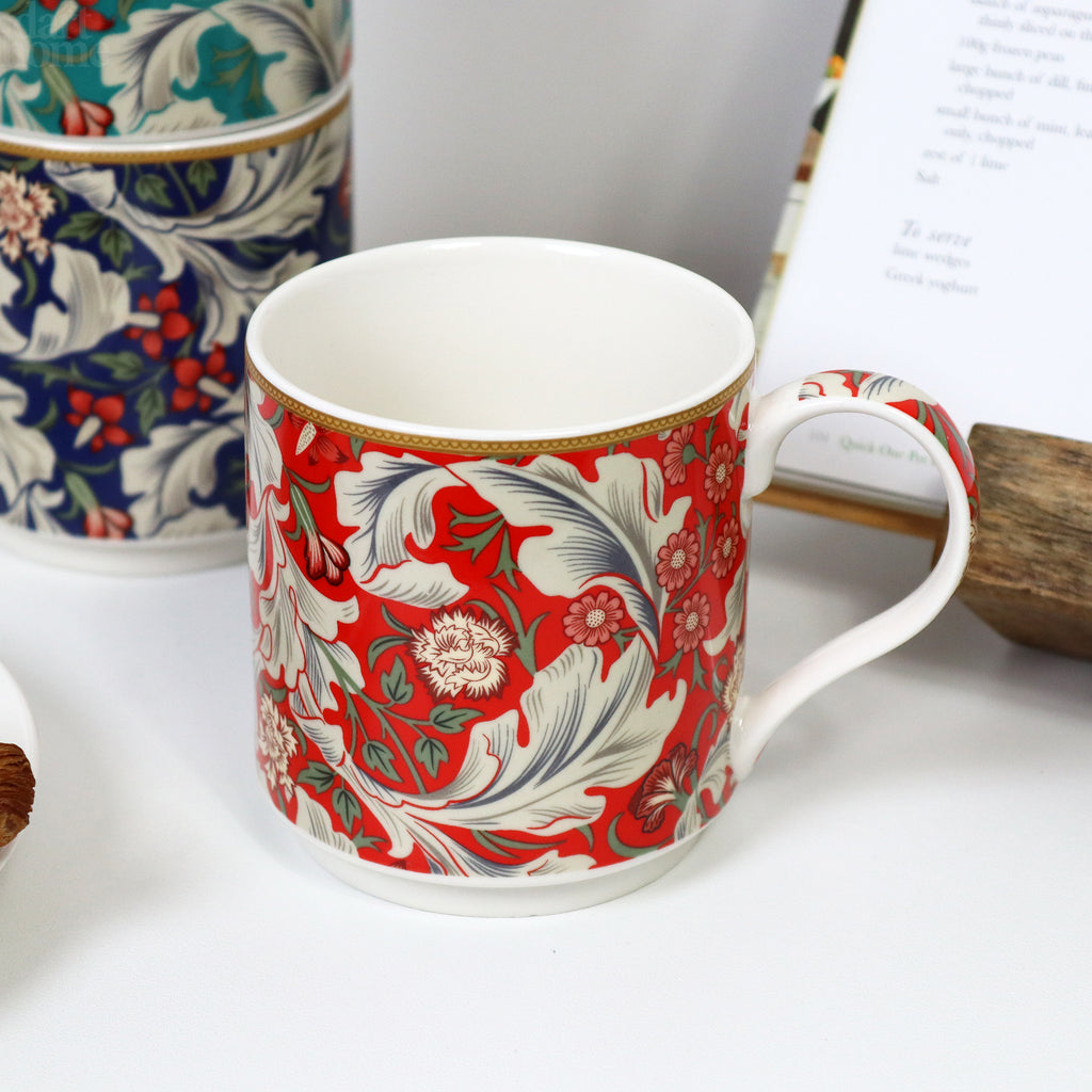 William Morris Tapestry Stacking Mugs Set Of 4