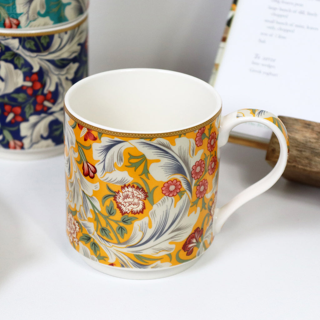 William Morris Tapestry Stacking Mugs Set Of 4