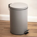 Matt Grey 12 Litre Pedal Bin