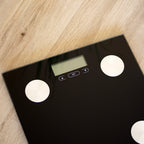 Grundig Black Glass Bathroom Scales