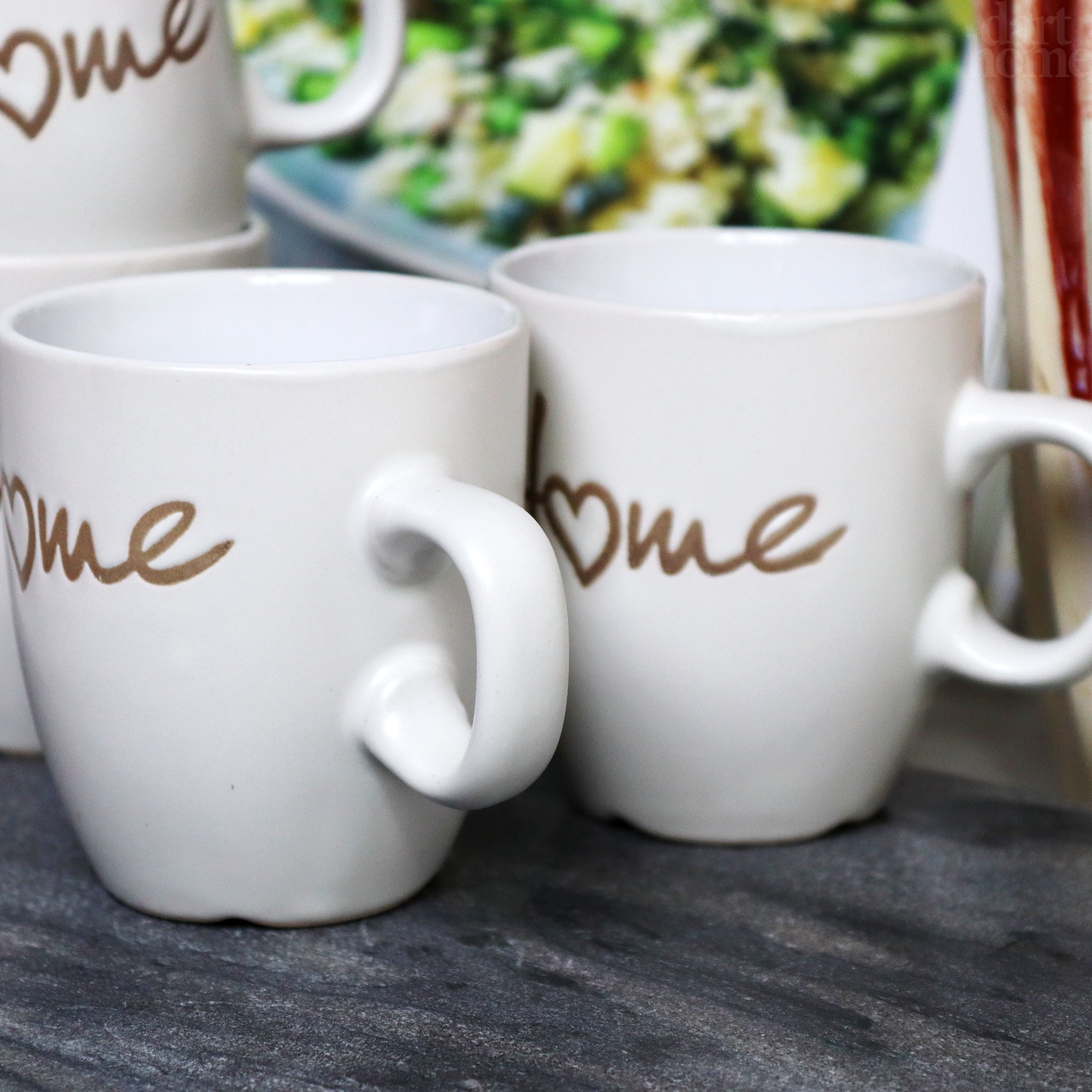 White Hearty Home Espresso Cups Set Of 4